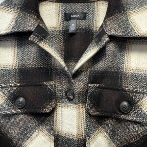 Aqua Women's Checkered Utility Jacket